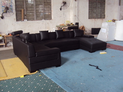 韓式真皮沙發 新穎設計，庫存充足，佛山市順德區魯粵辦公家具廠專業供應